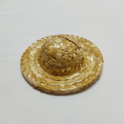 Conj. de 2 Chapéus palhinha 5cm