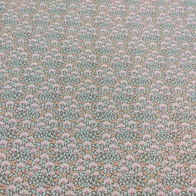 TECIDO TILDA COTTON BEACH SEA ANEMONE GREY 100327 T1400A