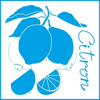 STENCIL LITOARTE 20X20CM STXX-097