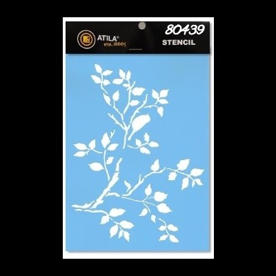 Stencil "Ramos e passarinhos"  20x30cm 80439