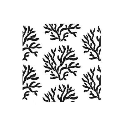Stencil coral 25x25cm CADENCE  HDM122