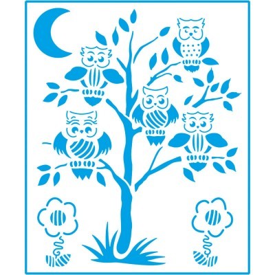 STENCIL LITOARTE 17X21CM STM-103