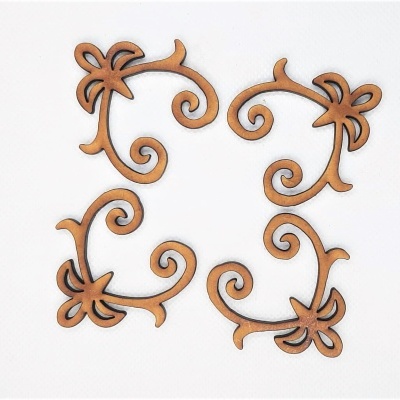 APLICAÇÃO / CANTONEIRA MDF 12 4,5x4,5CM 2191