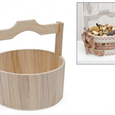 BALDE MADEIRA 22.5x20.5x22CM C/ASA 64079