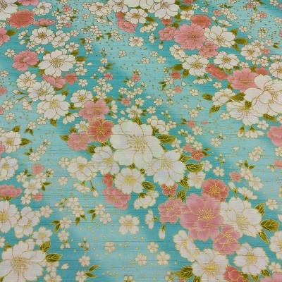 Tecido Cosmo Textil "Satin Slub With Gold" AP21902-1B