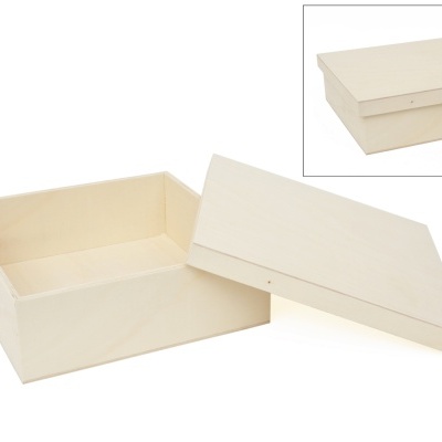 CAIXA madeira  31,5x31,5x10cm   380045