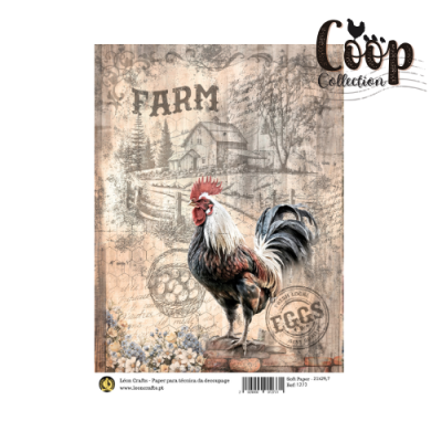 Papel de arroz "Coop Collection" 2   A4  1273