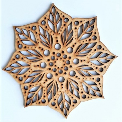 MANDALA MDF 15X15CM E-3004 05
