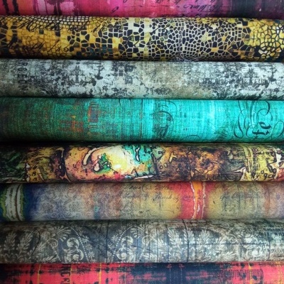 Tecido Tim Holtz Eclectic Elements Abandoned II PWTH 145 T1852