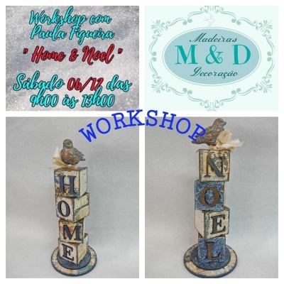 Workshop "Home & Noel" com a PAULA FIGUEIRA Sábado 6 Dezembro