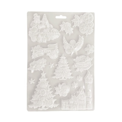 Molde A4 PVC Gear up for Christmas trees and elements K3PTA 4579