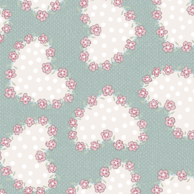 TECIDO "LOVE FAMILY" BY VÉRONIQUE REQUENA 56002