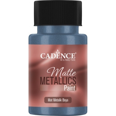 Tinta Metálica MATE 50ml Turquesa CADENCE  MMB21