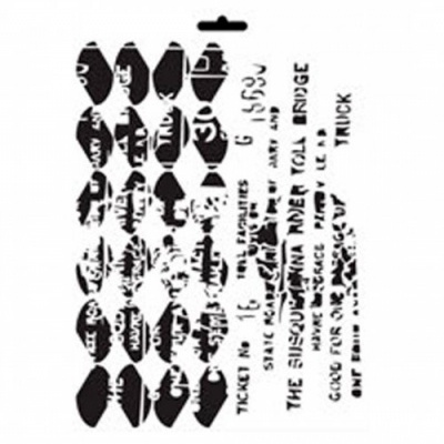 STENCIL CADENCE 21X29CM A4 MIX MEDIA MA73