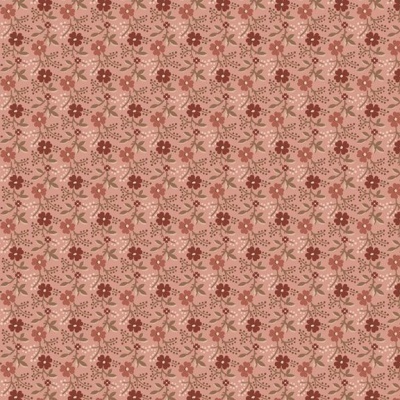 Papel de parede rosa com padrão floral repetido