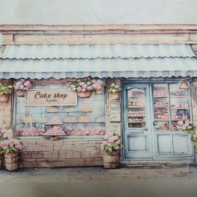 Kit "Shop Collection" Cake Shop Azul 98495