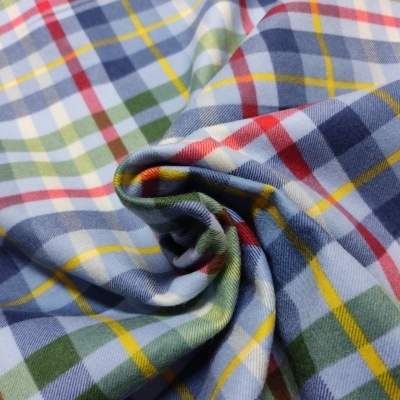 Tecido Windham Fabrics flanela Xadrez Azul 41724