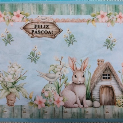 Tecido Eva&Eva Painel com 4 individuais (50x37cm)  DGPS005