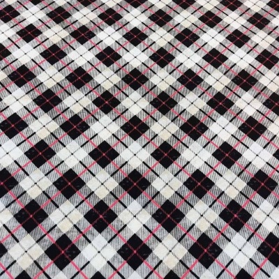 Tecido FreeSpirit Tim Holtz Eclectic Elements Classic Holiday Plaid - Neutral PWTH167 T1684