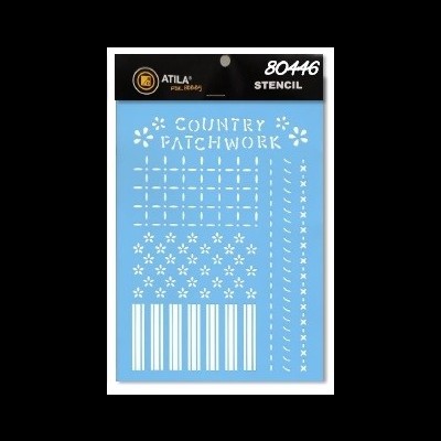 Stencil "Country Patchwork" 20x30cm 80446