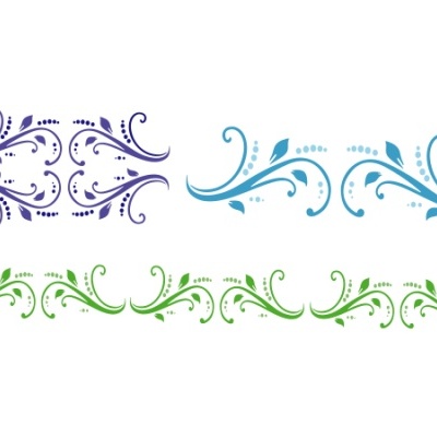 STENCIL 33X14CM FLORAL 300001139 ACRILEX  221465