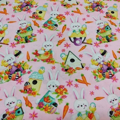 Tecido Henry Glass "Easter Fun" 2575 22