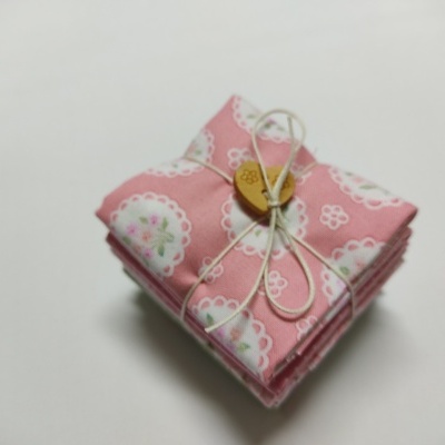 Conjunto de 6 tecidos  BENARTEX "SWEET BABY ROSE" 2401C