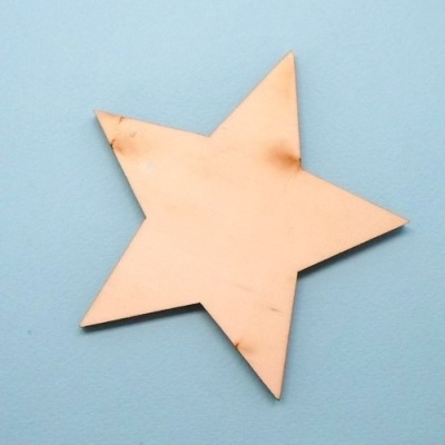 Aplicação forma de estrela de 5 pontas c/6cm 98194.6