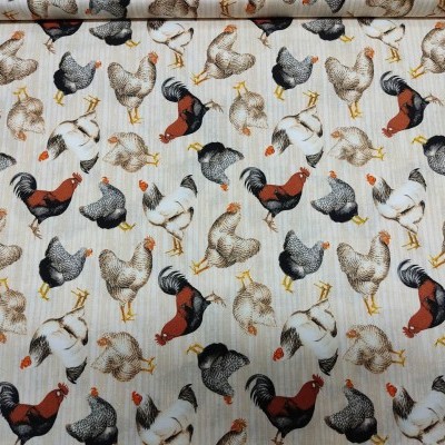 TECIDO WINDHAM GALOS BLC05 51398-1