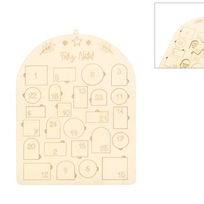 CALENDÁRIO ADVENTO 22X29X0.3CM CHOUPO  742563