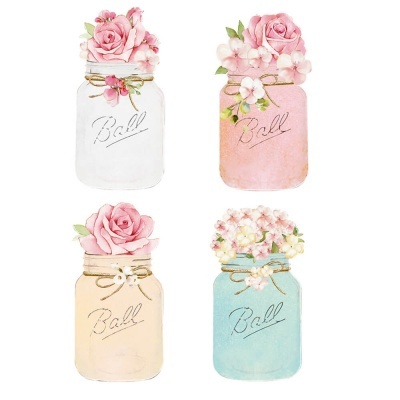 APLIQUE EM PAPEL E MDF - POTES BALL APM3-285