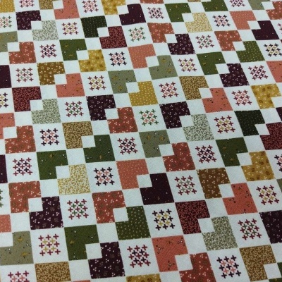 Tecido H.G.& Co. "Home Sweet Home" by Debbie Busby 3165 GH00194M