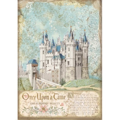 Papel arroz A4 Sleeping Beauty Castle (DFSA4569)
