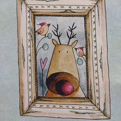 TECIDO "LOS DUENDES" Natal B41 60282