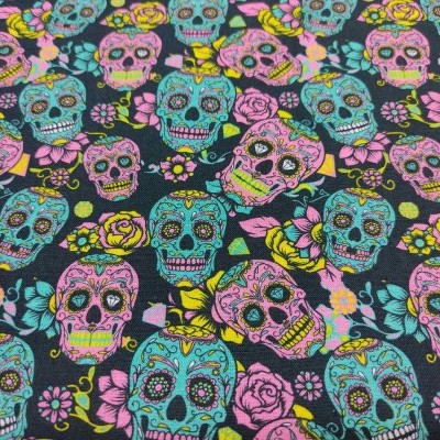 TECIDO CAVEIRAS t1118