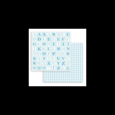 BLOCO SCRAP. STAMPERIA "DAYDREAM BLUE" 20,3x20,3 SBBS 56