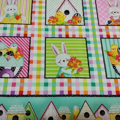 Tecido Henry Glass "Easter Fun" 2576 P