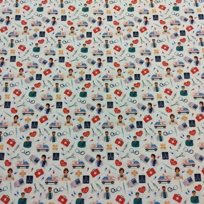 TECIDO INDIGO Medecina branco