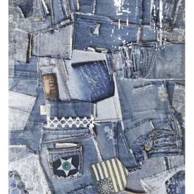 Papel de Arroz RECORTES JEANS PA480