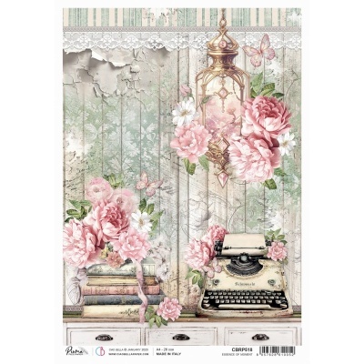 Papel de arroz A4 Essence of moment  CIAO BELLA  CBRP518