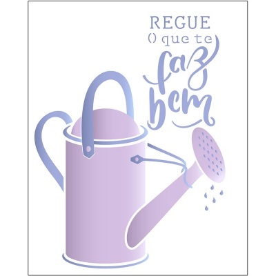 STENCIL LITOARTE 20X25CM STR-172