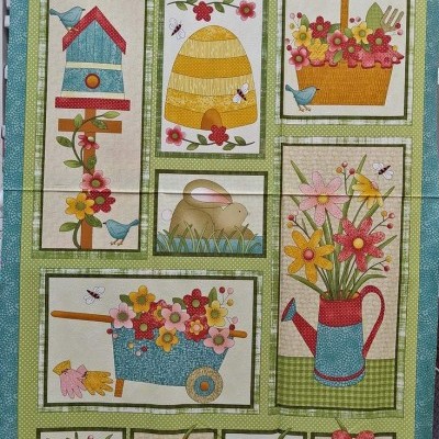 TECIDO BENARTEX flores country  B13 10070