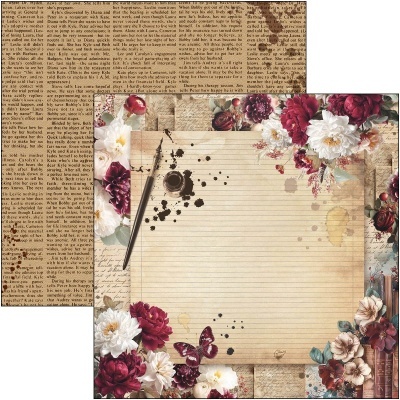 Bloco scrapbooking Ciao Bella BOOK LOVER 30x30cm CBPM091