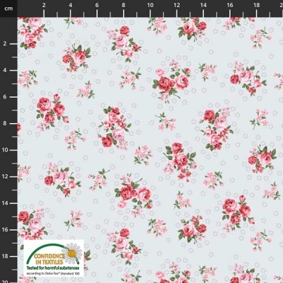 Tecido Stof "MOLLY ROSES" 4501 789 T1551