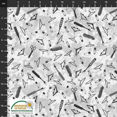 TECIDO STOF "Sew Sew Sew It" 4501 824 T1551