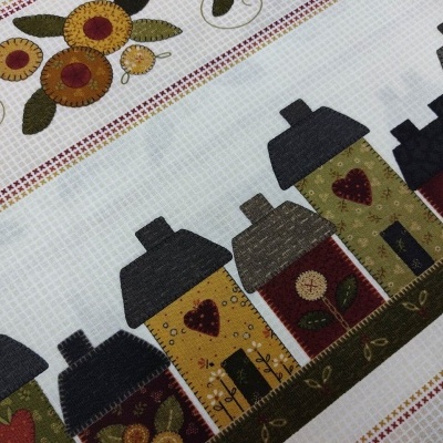 Tecido H.G.& Co. "Home Sweet Home" by Debbie Busby 3172 GH00194L