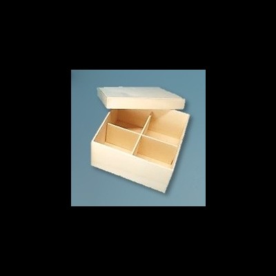 Caixa 4 divisorias  16x16x8cm 9740.2