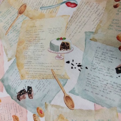 Tecido "Baker With Love" by Louise Nisbet for Michael Miller  65935