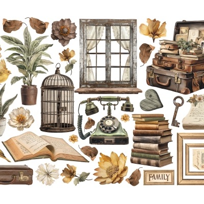 Ephemera Stamperia - Golden Harmony  DFLCT52