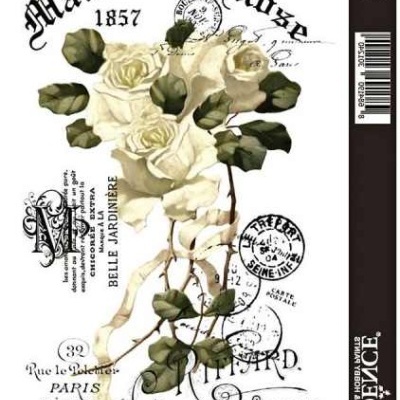 Transfer TEXTIL "Joy of Life" 21x30cm CADENCE Ref.: JLFT17